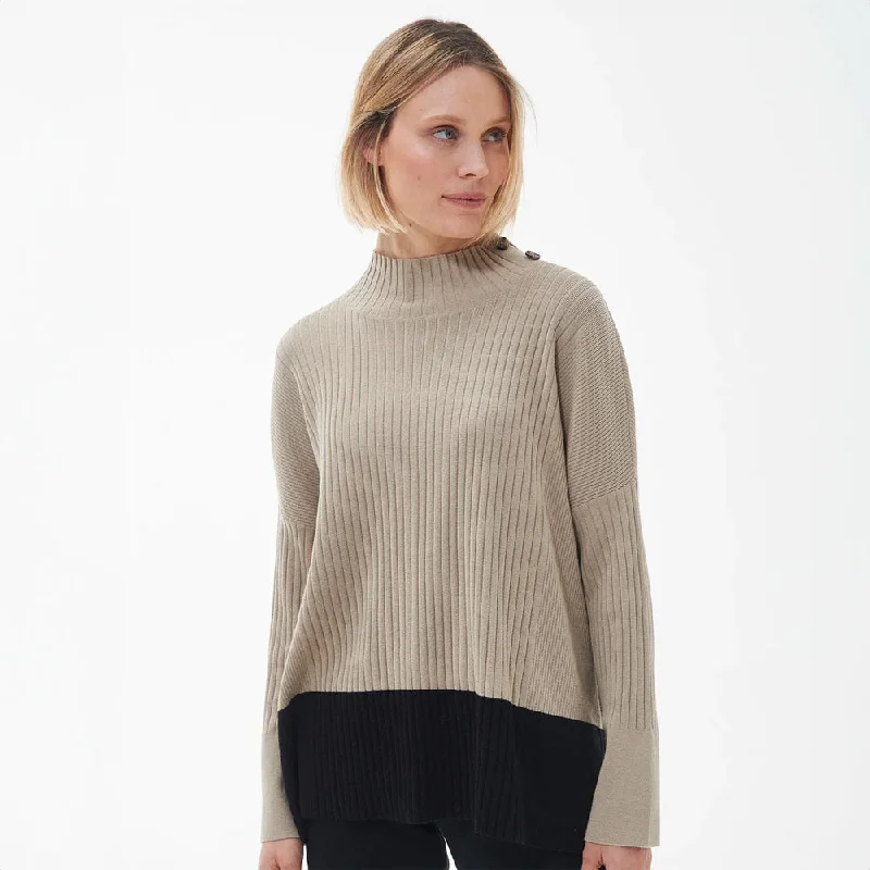 Barbour Amal Knitted Jumper Light Fawn