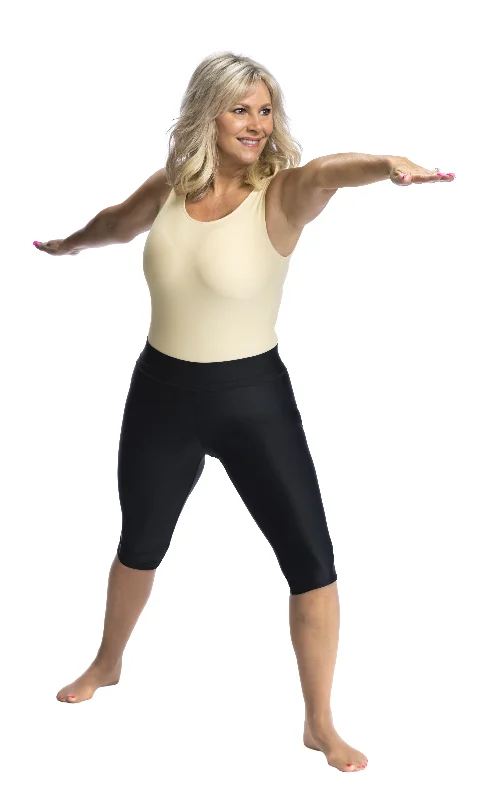 613,  Short Compression Capris By Wear Ease®, for the Petite Figure, 5'4" and under